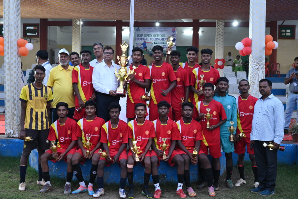 Rourkela Steel Plant Open School Football Tournament – 2025 concludes