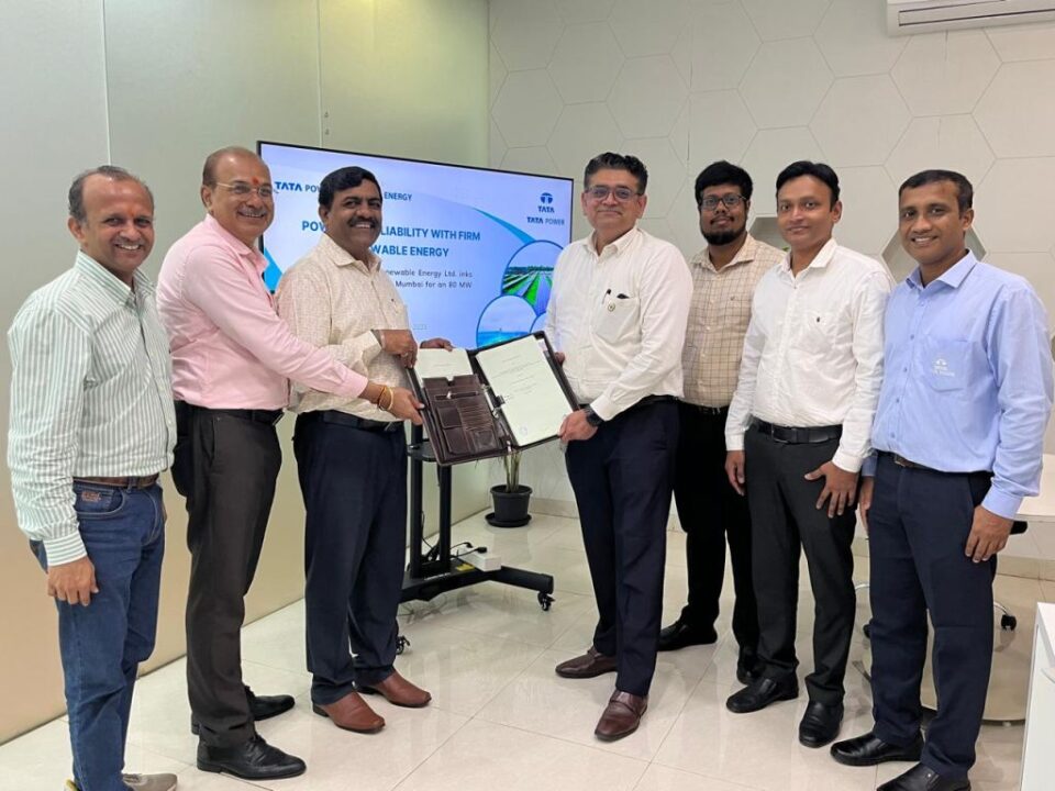 Tata Power Renewables signs PPA with Tata Power Mumbai Distribution