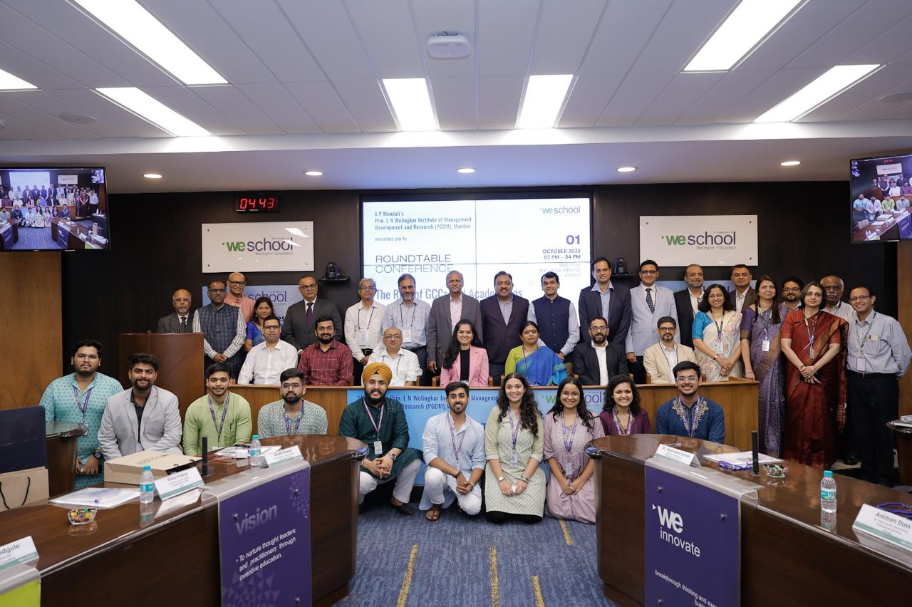 WeSchool Hosts Round Table with Industry and GCC Leaders to Advance PM Modi’s Vision of Viksit Bharat 2047