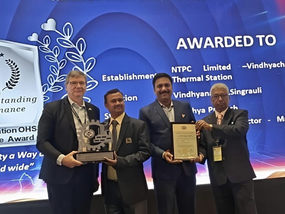 NTPC Vindhyachal Wins WSO Platinum Award 2025 for Safety Excellence
