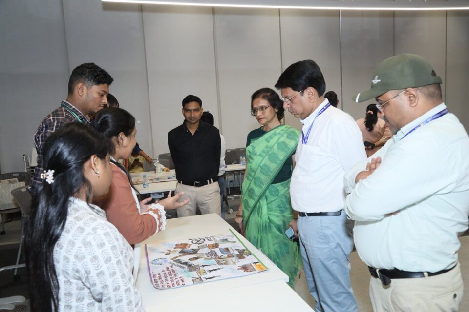REC Vigilance division conducted a Collage Making competition ' Waste to Treasure ' today