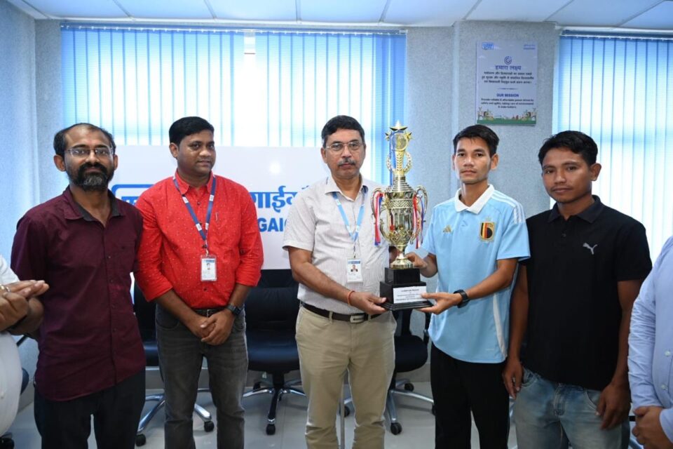 NTPC Bongaigaon Football Club Celebrates Championship Victory in A Division League