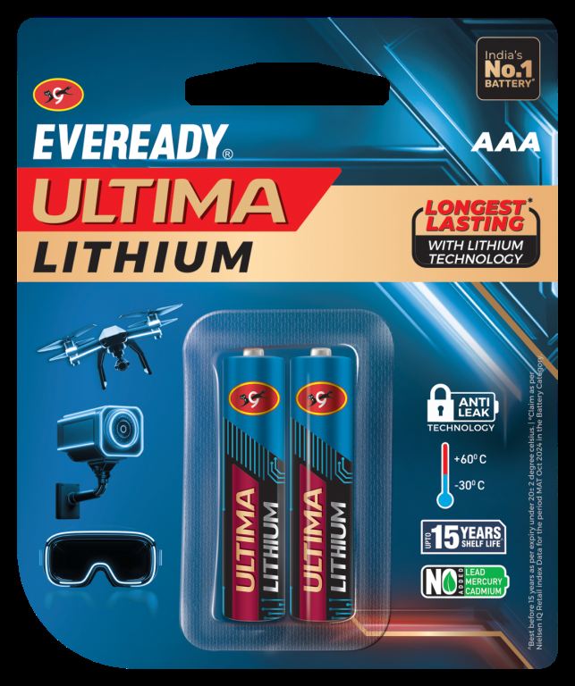 Eveready Industries Launches New Ultima Lithium Battery Range for High-Drain Devices