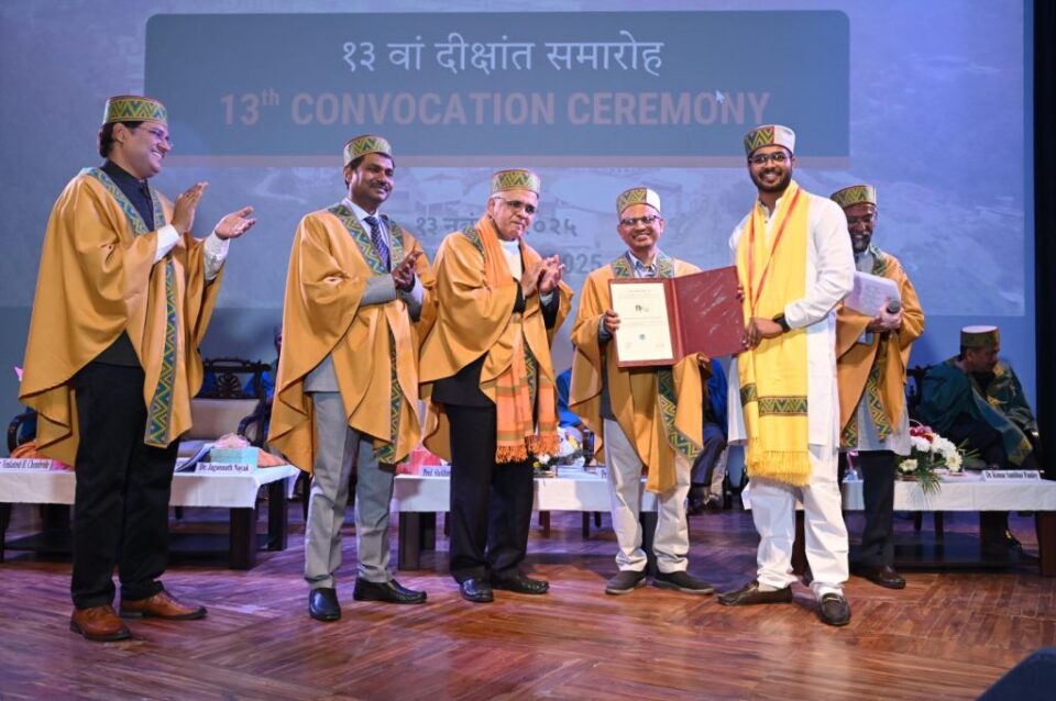IIT Mandi Holds its 13th Convocation Ceremony