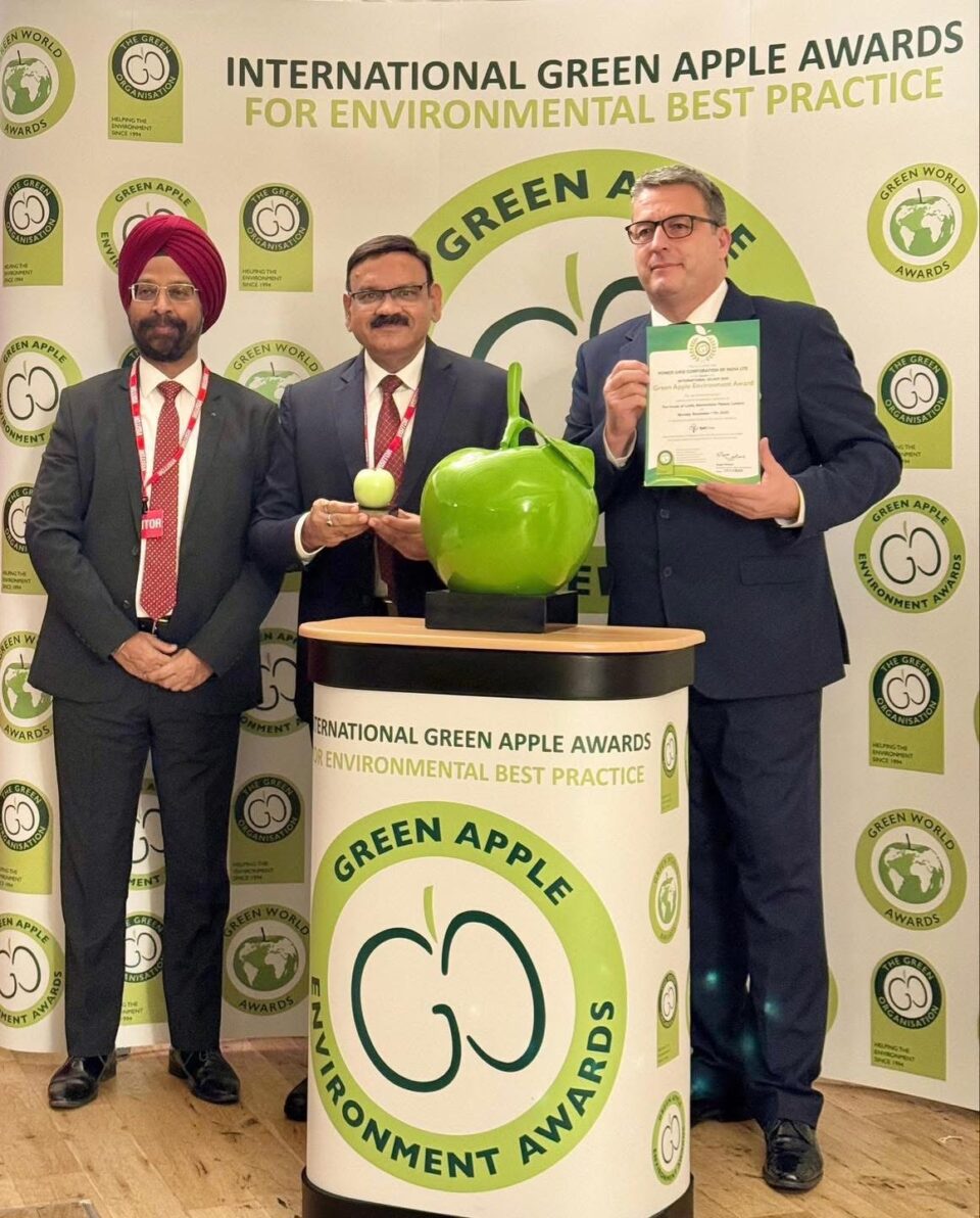 POWERGRID has won “The Green Apple Environment Award 2025”