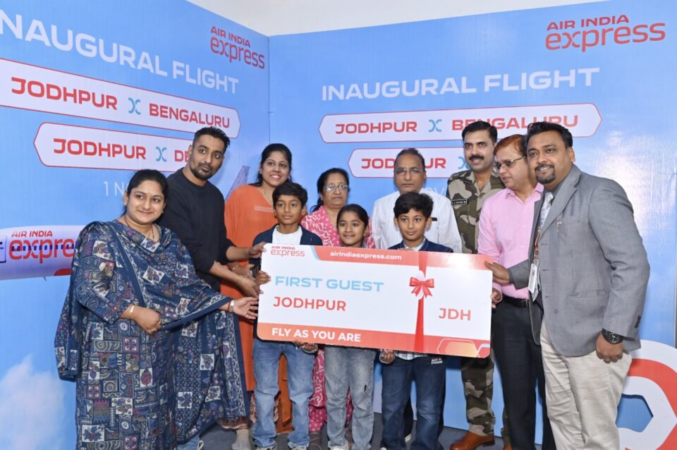 AIR INDIA EXPRESS COMMENCES FLIGHTS FROM JODHPUR AND UDAIPUR