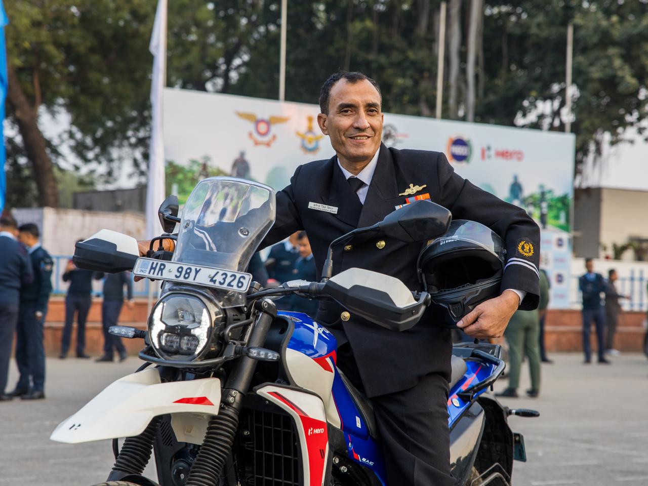 Indian Air Force Hero MotoCorp and PHDCCI Flag off the Hero Tiranga Trails High-Altitude Expedition