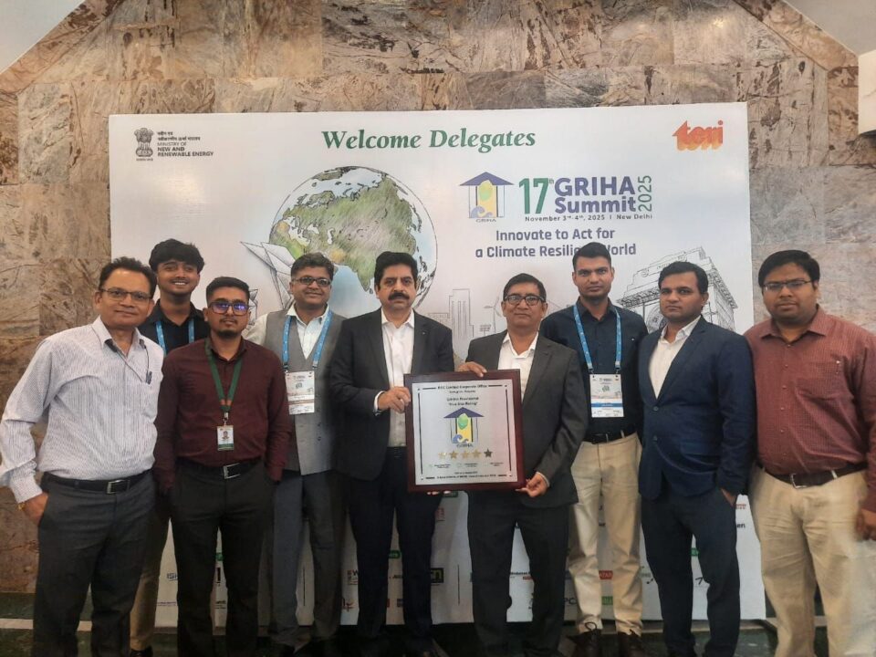 The REC Corporate Office building in Gurugram has been conferred with the highest GRIHA rating of 5-star