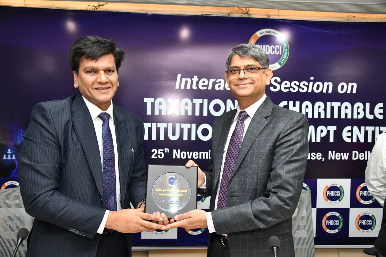 Shri Debjyoti Das Highlights Charitable Tax Simplifications in New Income Tax Act 2025 at PHDCCI Seminar