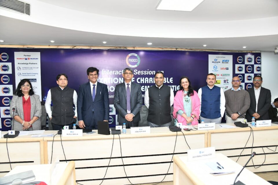 Shri Debjyoti Das Highlights Charitable Tax Simplifications in New Income Tax Act 2025 at PHDCCI Seminar