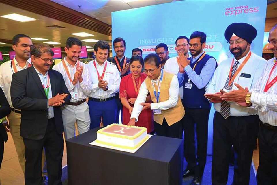 AIR INDIA EXPRESS TAKES OFF FROM NAGPUR WITH NEW TWICE-DAILY SERVICES TO BENGALURU