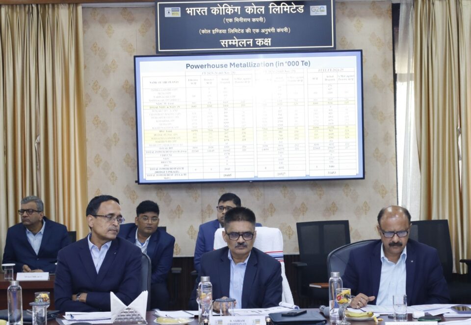 CIL Chairman reviews BCCL operations