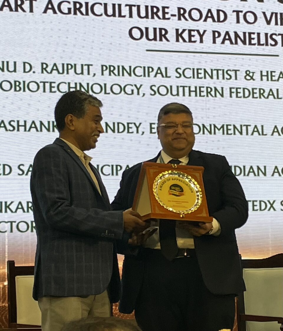 Kisan of India Felicitates Dr Shankar Goenka for Pioneering Innovations at Agri Conclave 2025