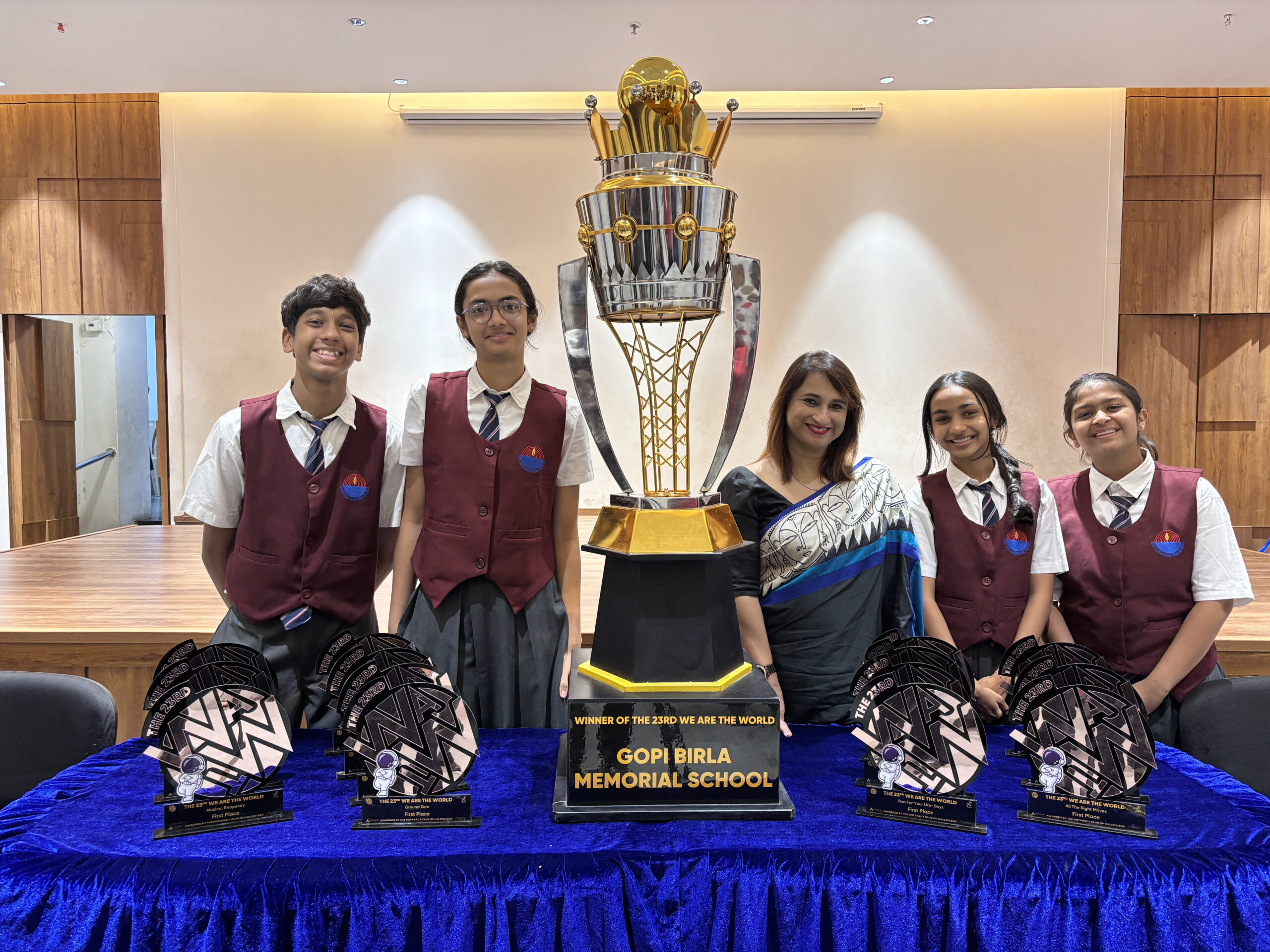 Gopi Birla Memorial School wins We Are The World competition