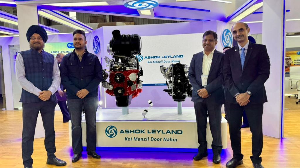 Ashok Leyland Unveils Next-Generation Compact Engine Series at EXCON 2025
