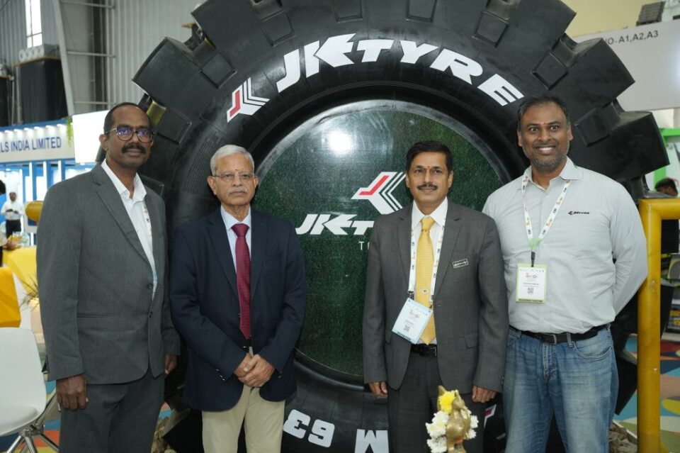 JK Tyre Unveils Four New OTR Tyres at EXCON 2025