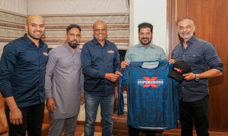 HON’BLE CHIEF MINISTER REVANTH REDDY UNVEILS POSTER AND EXTENDS SUPPORT FOR INDIAN SUPERCROSS RACING LEAGUE ROUND 2 