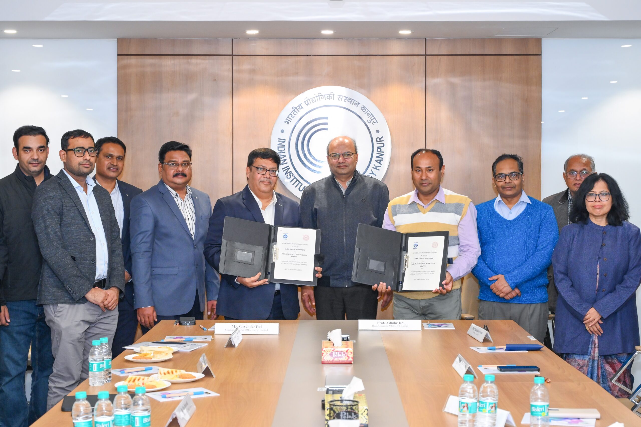 IIT Kanpur and NMDC Sign MoU to Enhance Cybersecurity and Drive AI/ML Adoption