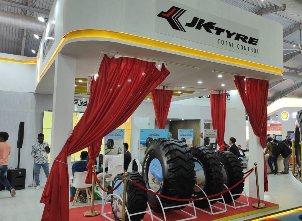 JK Tyre Unveils Four New OTR Tyres at EXCON 2025