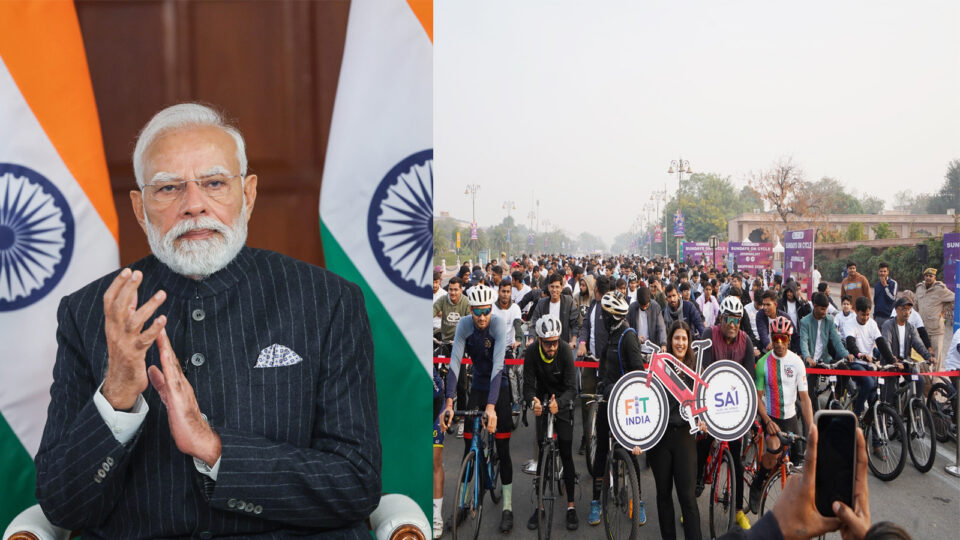 PM Modi Praises ‘Fit India Sundays on Cycle’ Initiative for Promoting Health and Fitness 