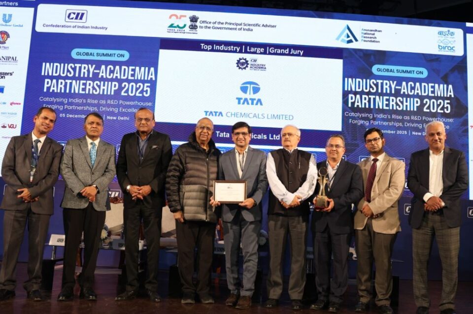 Tata Chemicals R&D excellence CII Summit 2025