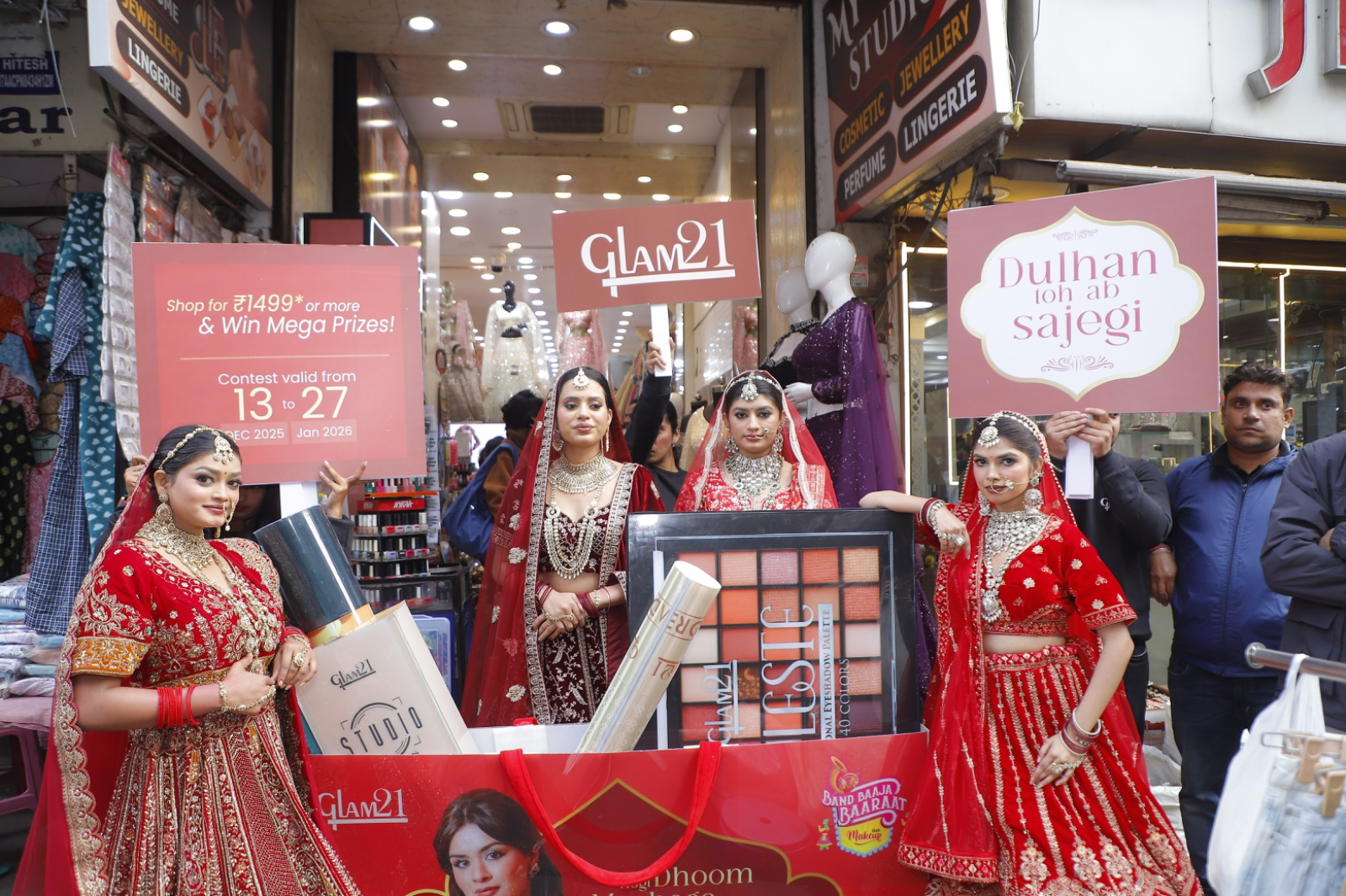 Glam21 wedding campaign with Avneet Kaur