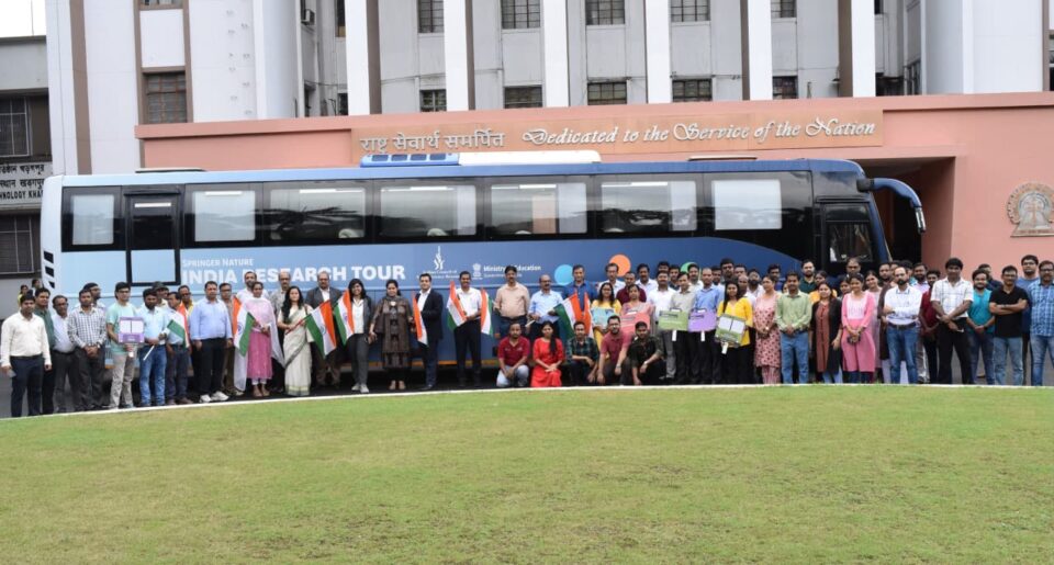 स्प्रिंगर नेचर का इंडिया रिसर्च टूर आज आईआईटी खड़गपुर पहुँचा