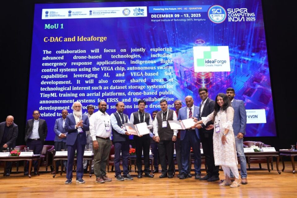 ideaForge and C-DAC Sign Strategic MoU