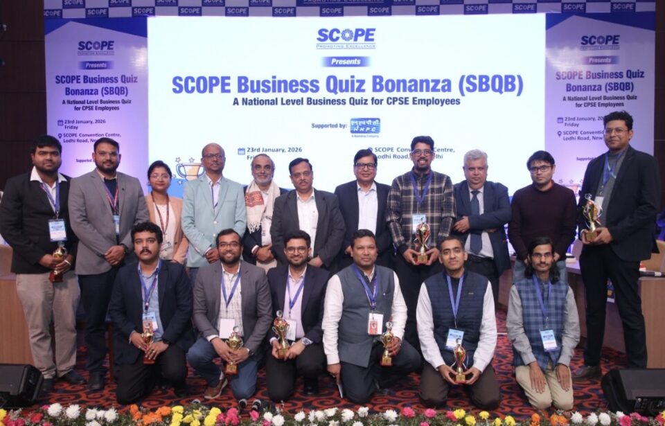 SCOPE Business Quiz Bonanza for PSE employees in New Delhi