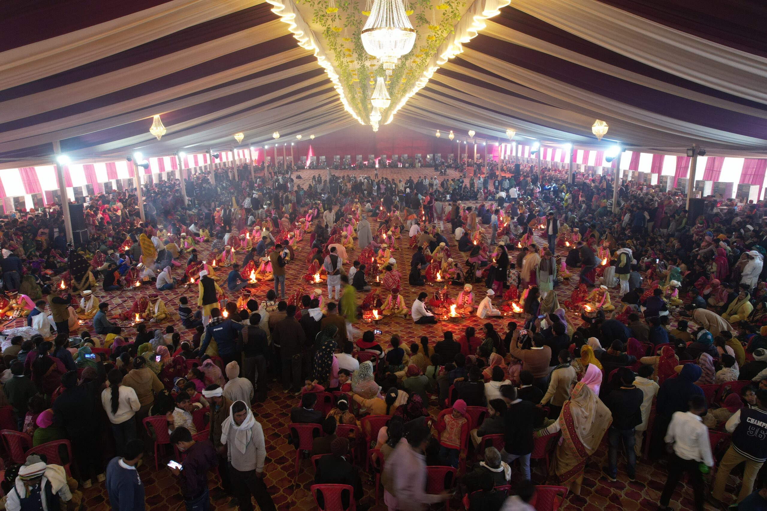 Shree Barsana Dham Foundation mass marriage ceremony