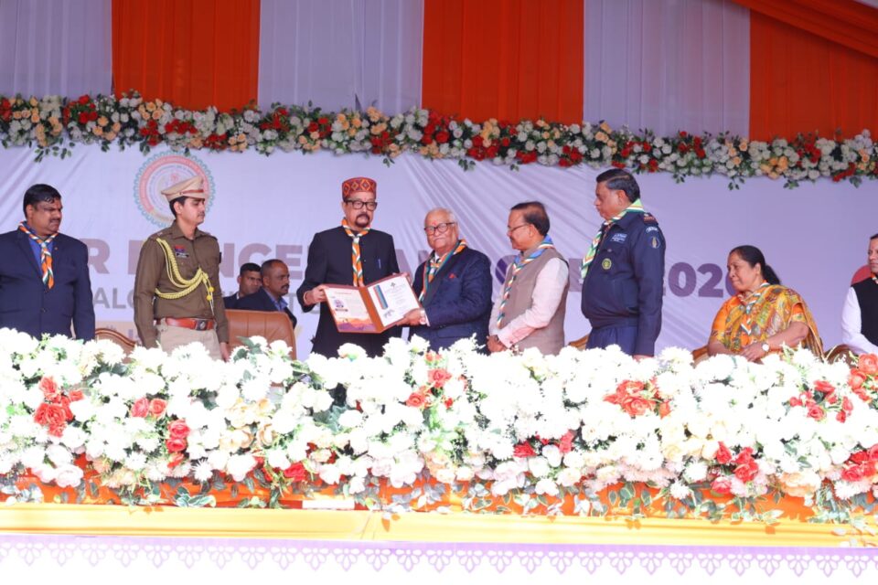 Naresh Kaushal Silver Elephant Award Bharat Scouts and Guides