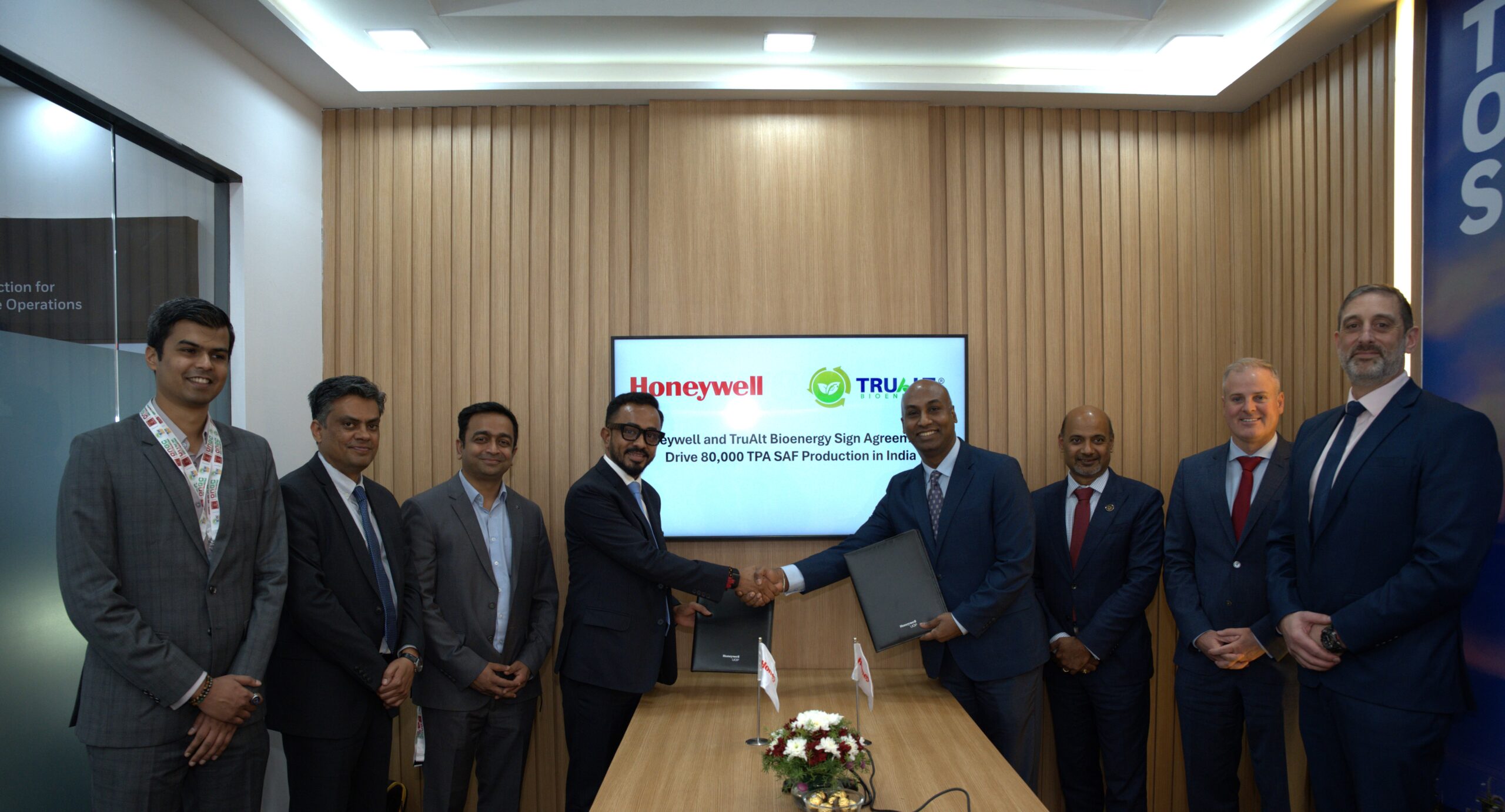 Honeywell TruAlt sustainable aviation fuel agreement India