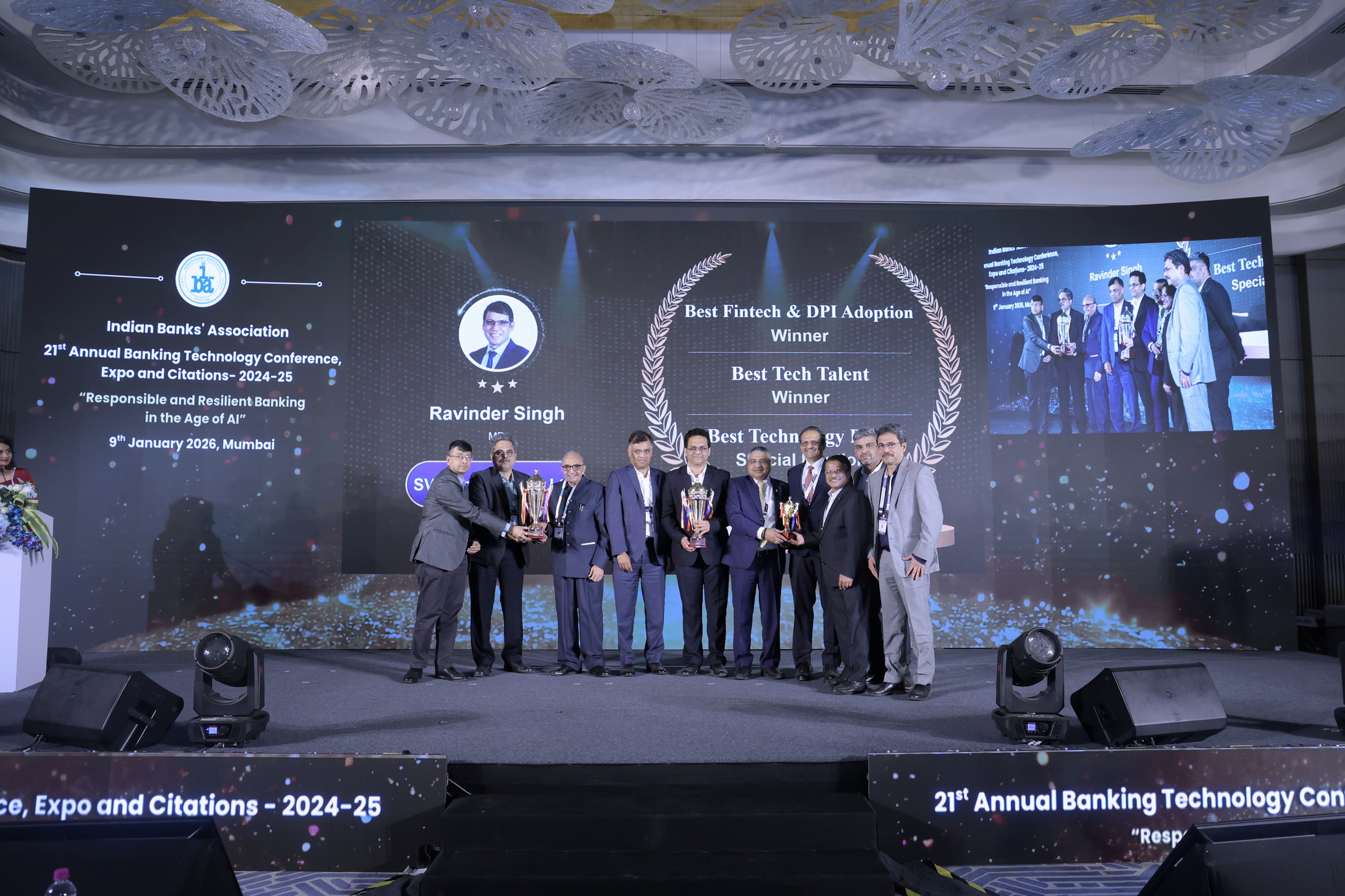 SVC Bank wins national IBA awards for technology and fintech excellence