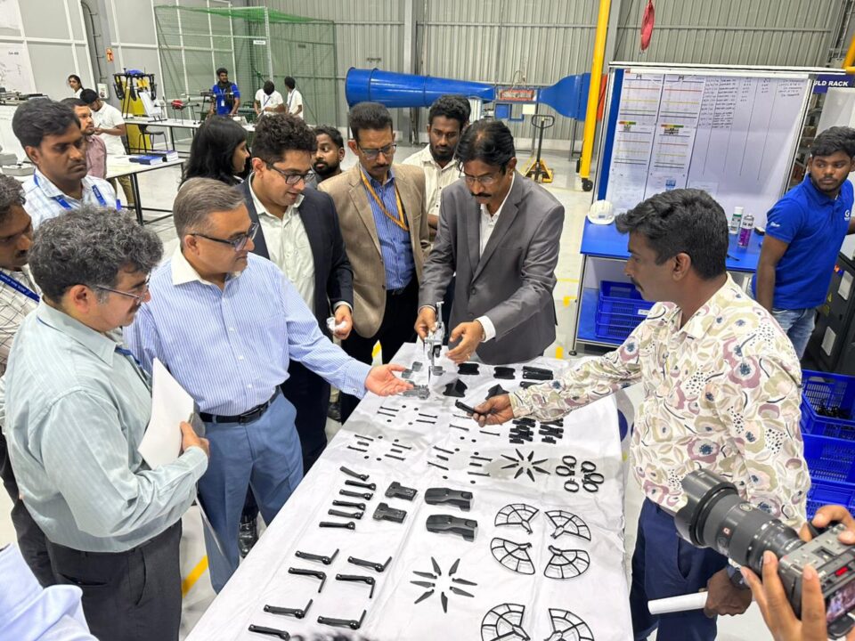 DGCA inaugurates Garuda Aerospace drone battery manufacturing facility in Chennai