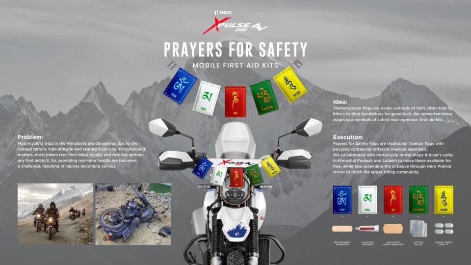 Hero MotoCorp prayer flags first aid campaign