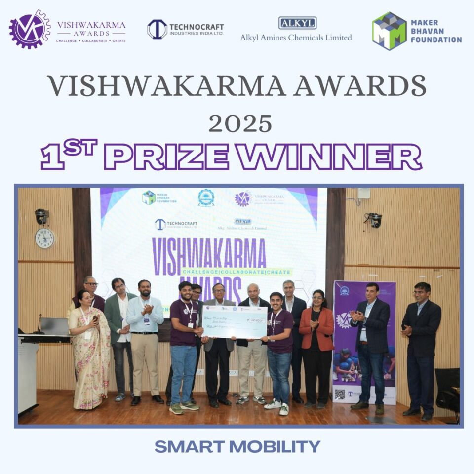 VESIT students win Vishwakarma Awards 2025