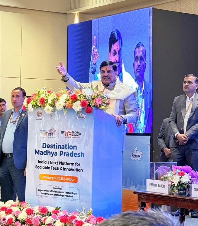 Madhya Pradesh Chief Minister at Rajasthan DigiFest TiE Summit 2026