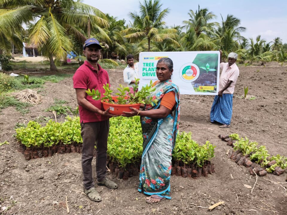 Blue Dart 1 million trees planted India