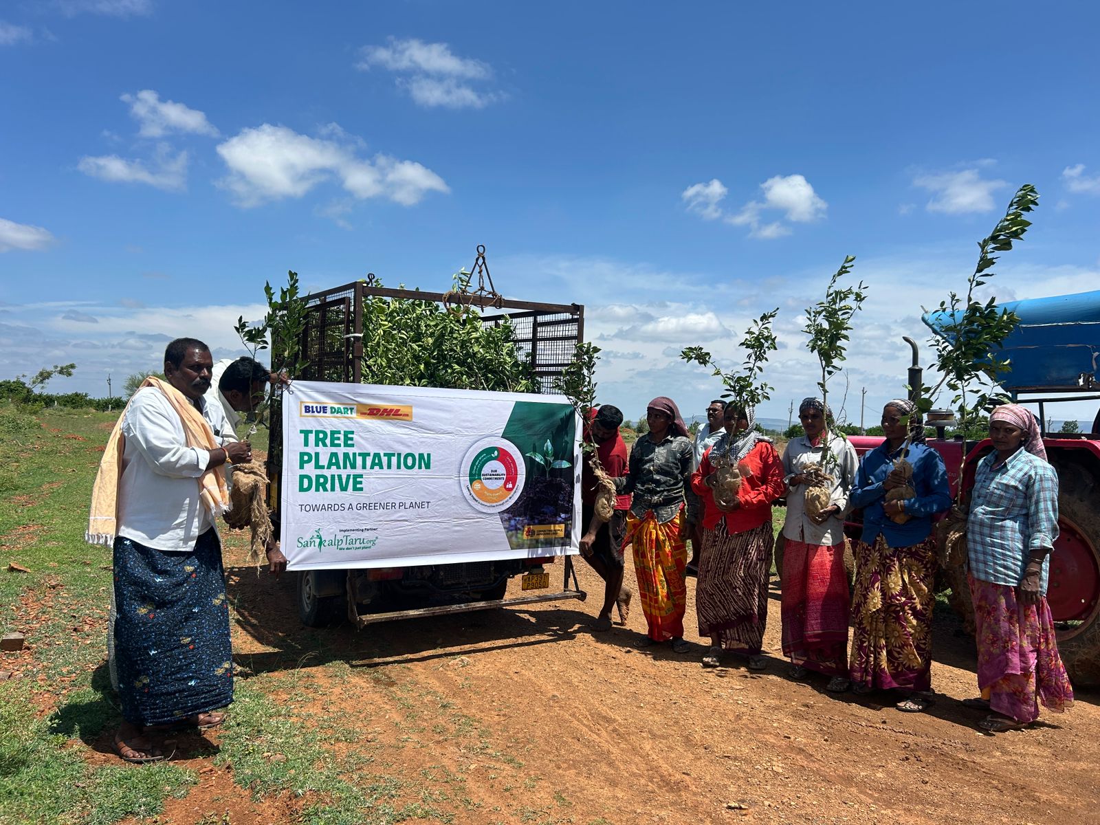 Blue Dart 1 million trees planted India