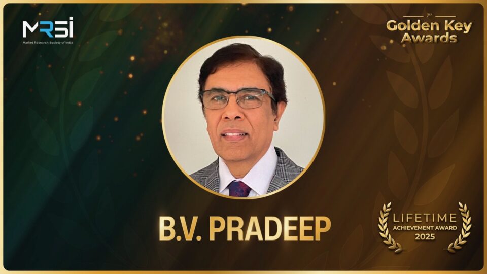 MRSI Golden Key Awards 2026 Lifetime Achievement B V Pradeep
