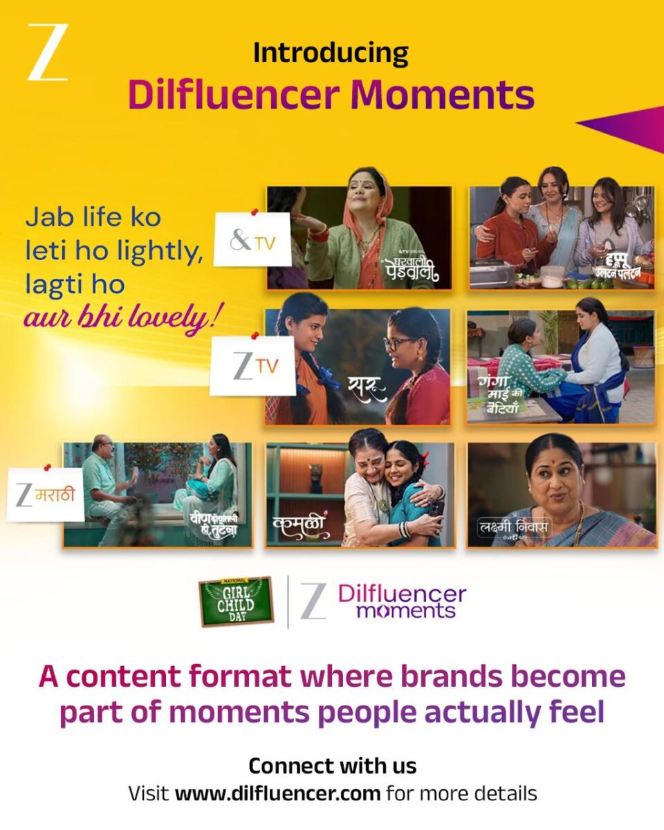 Zee Dilfluencer Moments omnichannel media format launch