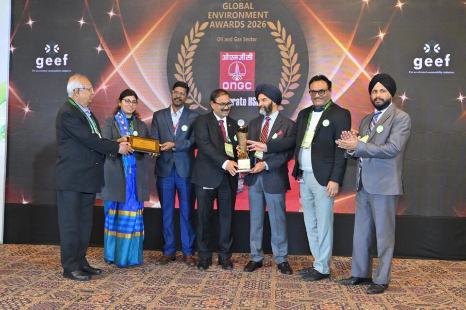 ONGC wins GEEF Platinum Award 2026 for safety and environment management