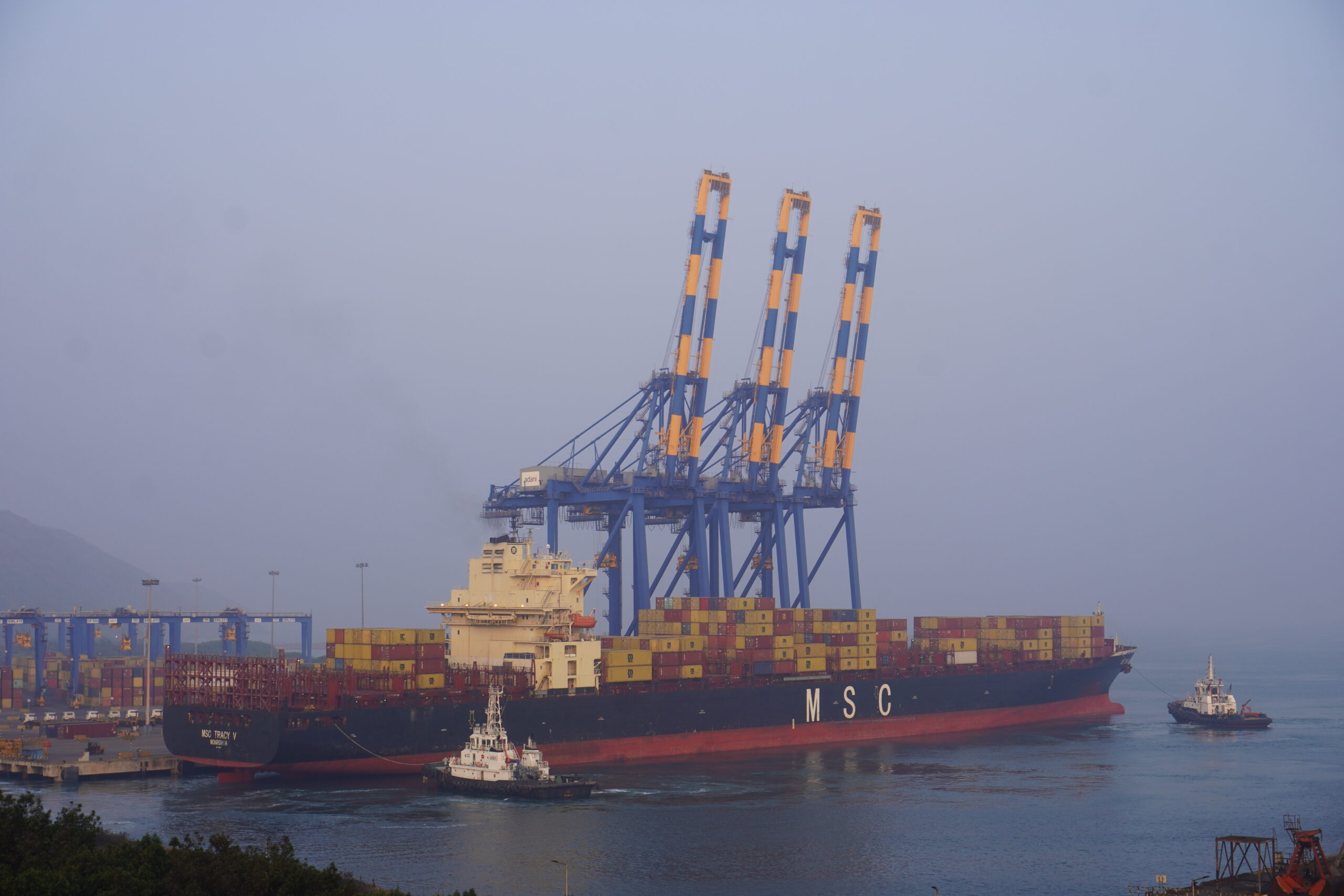 Adani Gangavaram Port highest-ever 3400 TEUs single transaction