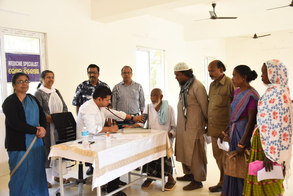 Rourkela Steel Plant health camp Bisra Block