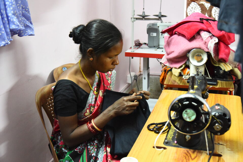 SAIL Rourkela sewing training women CSR