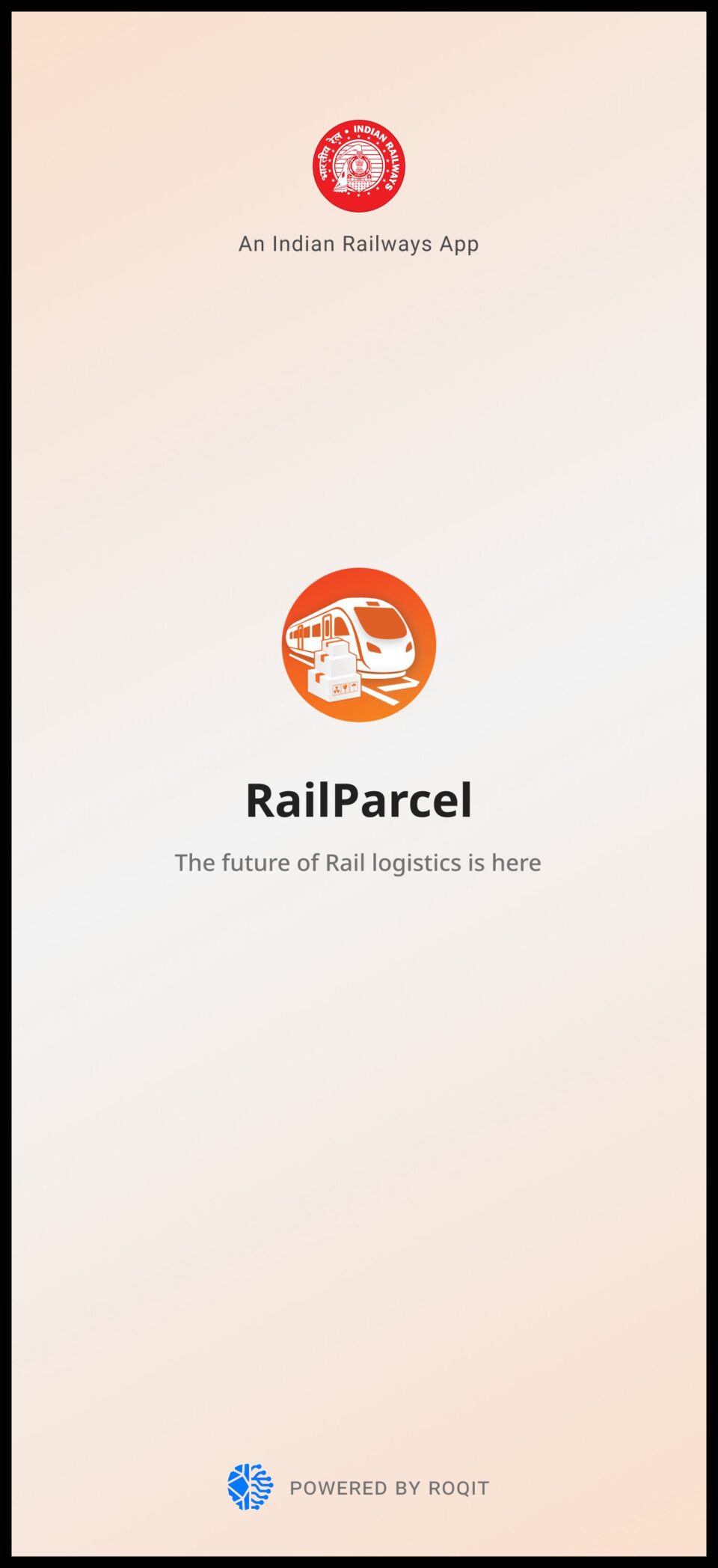 Indian Railways RailParcel pilot ROQIT