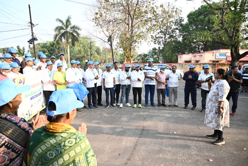SAIL RSP Swachhata rally plastic collection drive Rourkela