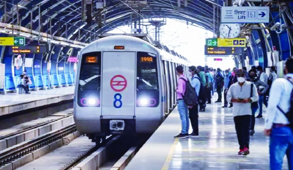 Delhi Metro passenger journeys 2025