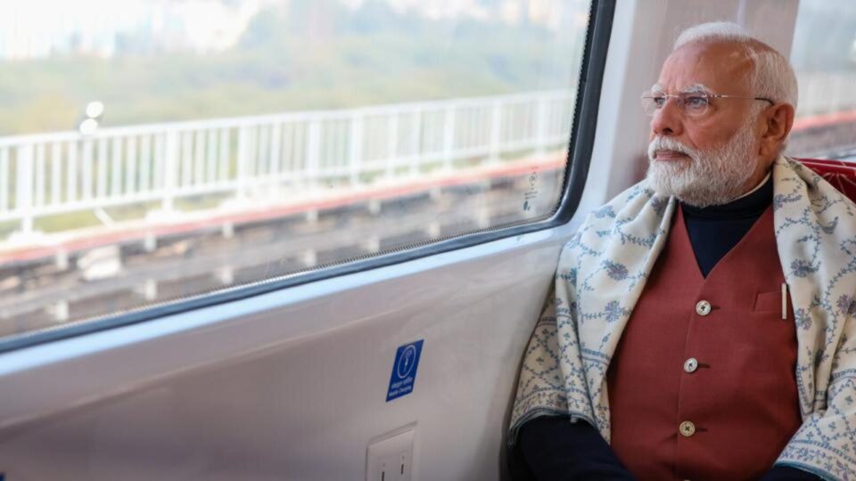 PM Modi inaugurates new Delhi Metro corridors