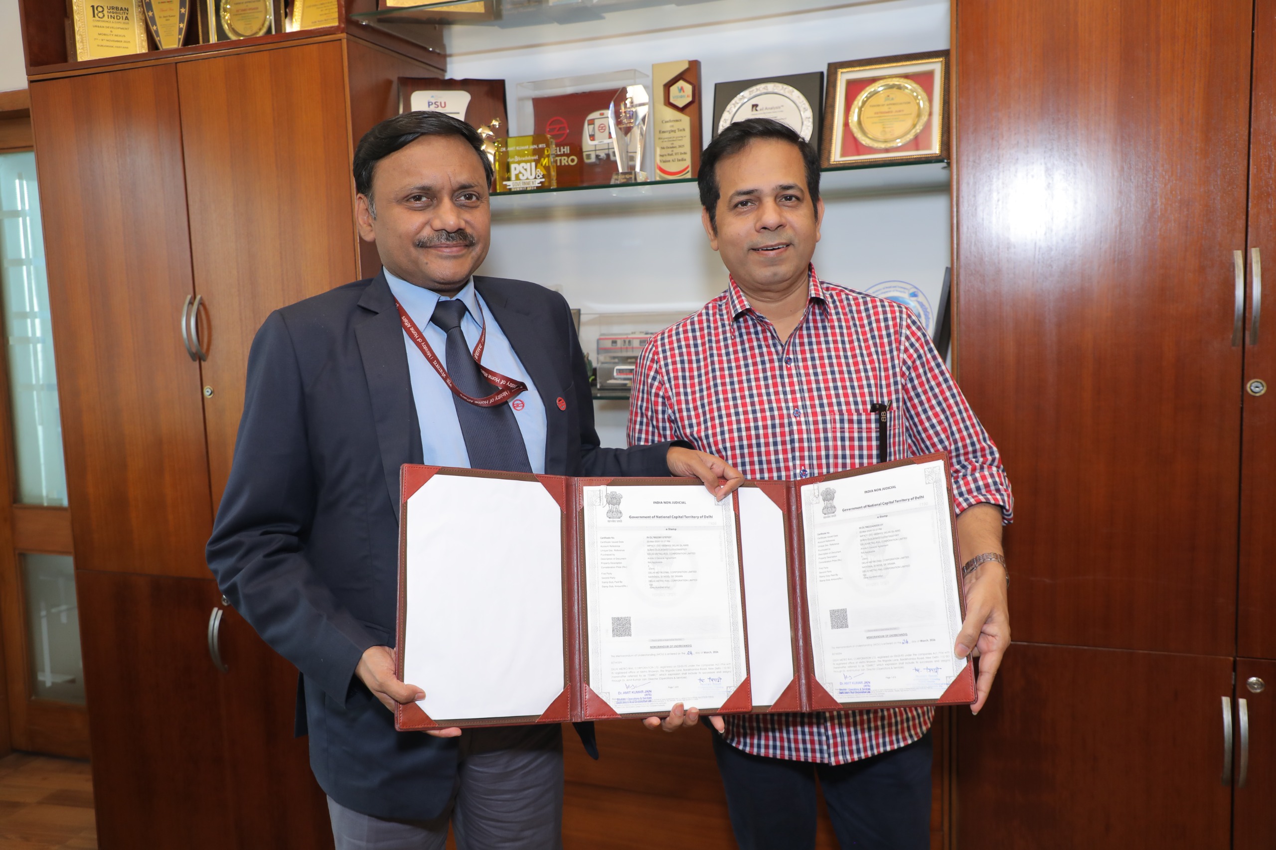 Delhi Metro NSD MoU theatre arts cultural awareness